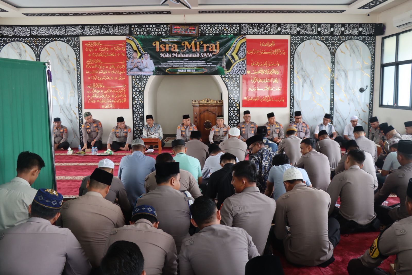 Peringati Isra Mi’raj 1447 H, Polres Mesuji Ajak Personel Tingkatkan Kepedulian Sosial