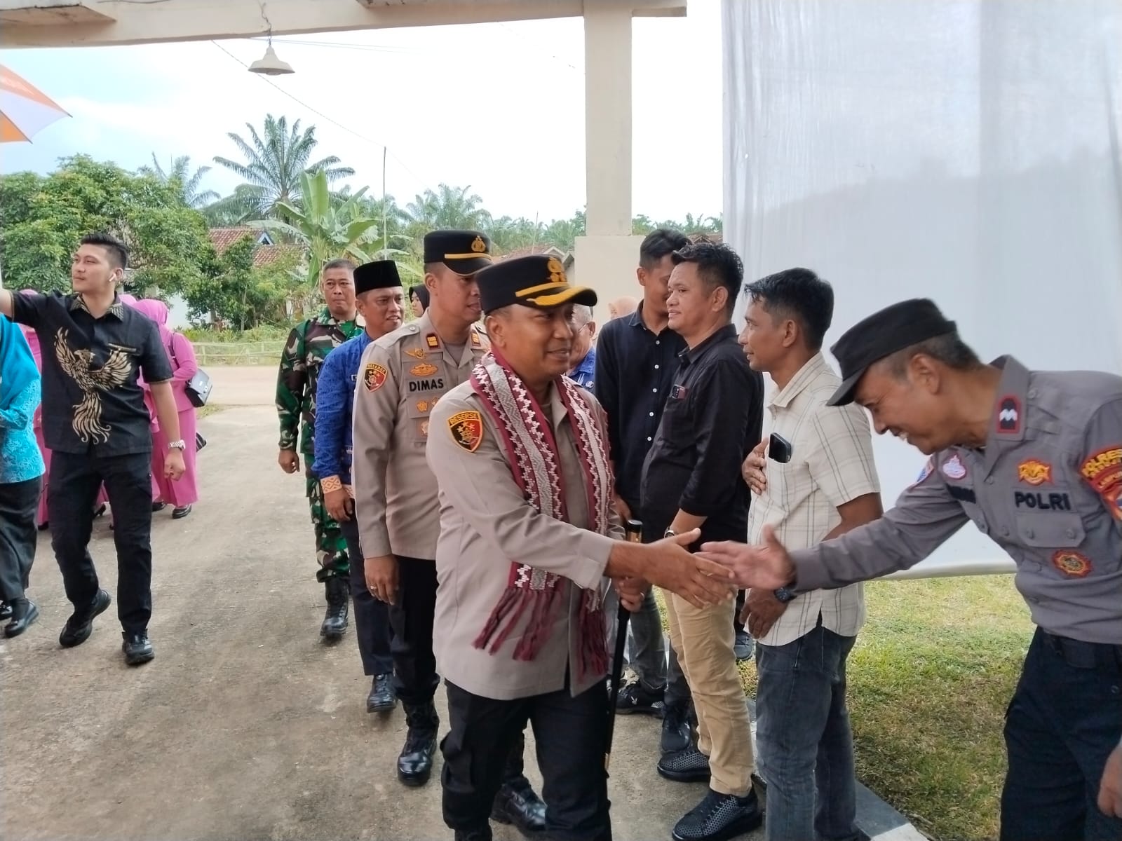 Kunker ke Mapolsek Way Serdang, Kapolres Mesuji Tekankan Pelayanan Humanis