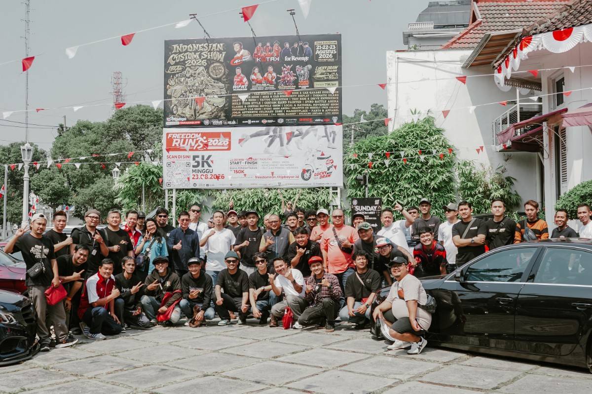 Sunday Custom Meet Jadi Pembuka Road to ICS 2026, Puluhan Komunitas Otomotif Tumpah Ruah