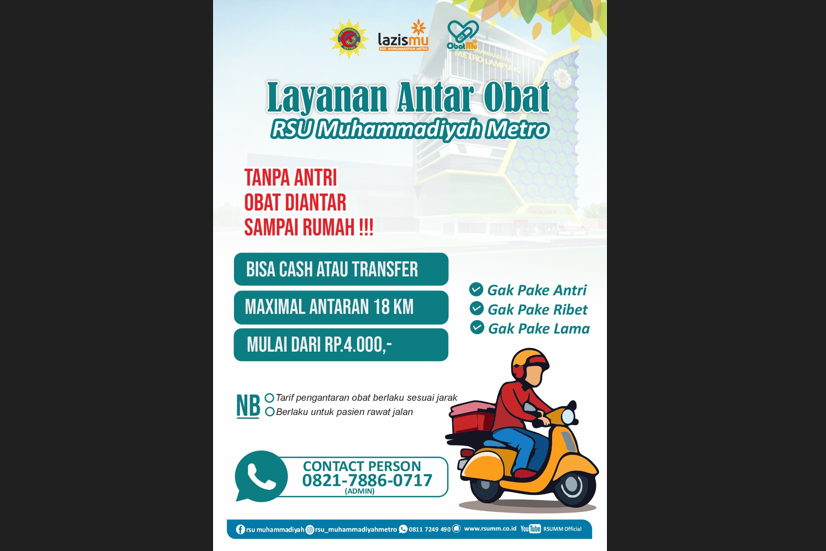 Permudah Pasien, RSUM Metro Hadirkan Layanan Antar Obat