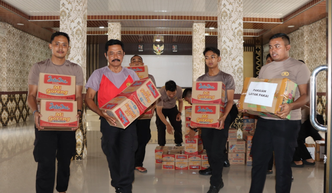  Aksi Kemanusiaan, Polres Pringsewu Kirimkan Bantuan Untuk Korban Terdampak Banjir di Aceh, Sumut, dan Sumbar