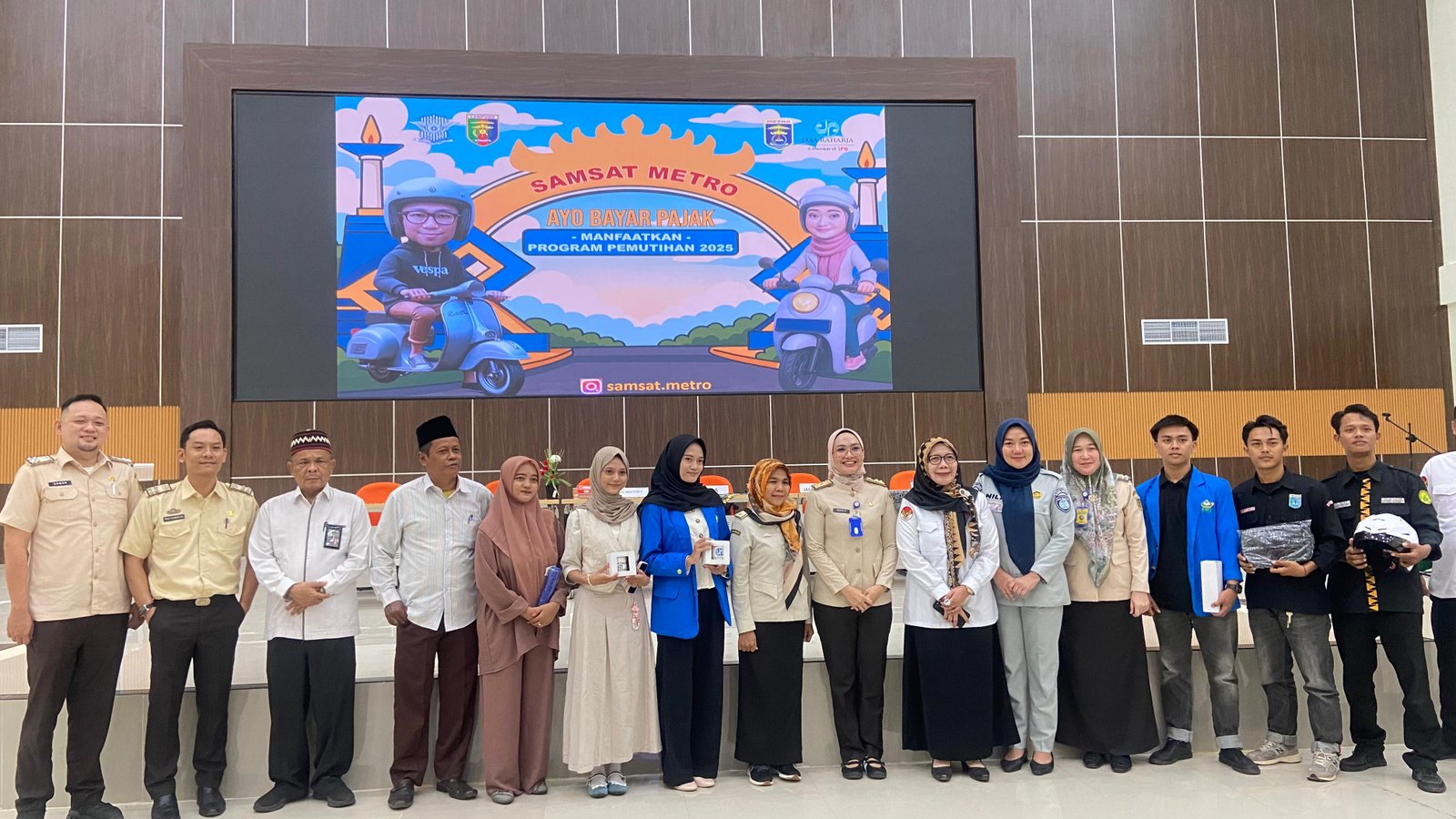 Edukasi Pajak Tanpa Denda Digelar di Kampus II UIN Jurai Siwo Lampung