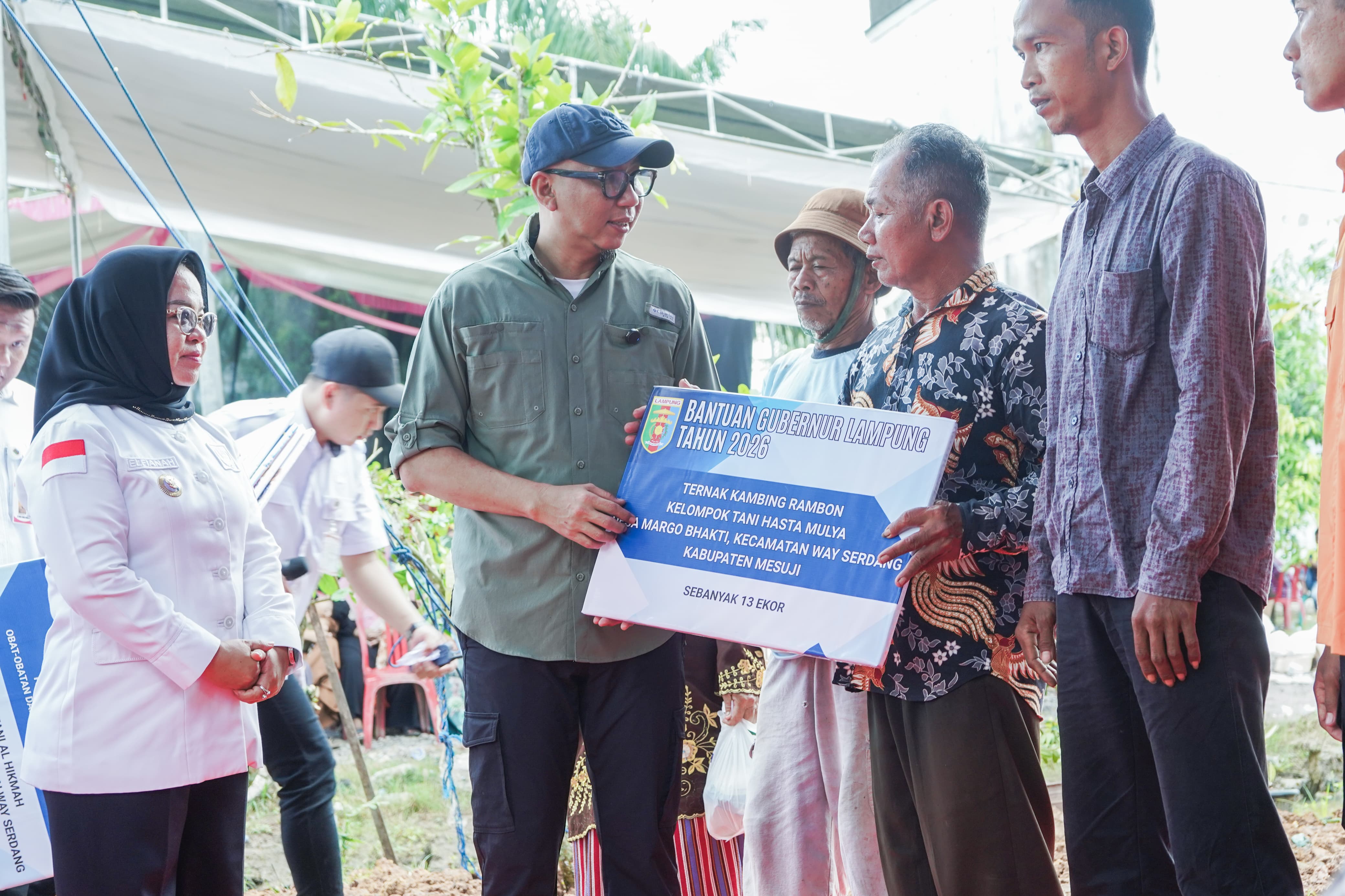 Gubernur Lampung Perkuat Lumbung Pangan Mesuji Lewat Bantuan Bed Dryer