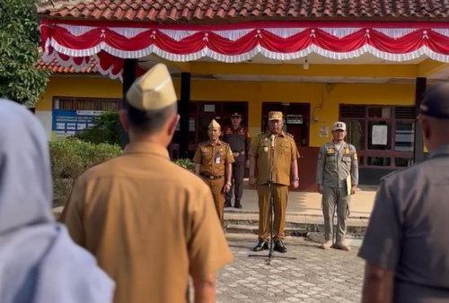 Apel Pagi di Kecamatan Seputih Raman, Wabup Komang Koheri Ingatkan Peran ASN dalam Melayani Masyarakat