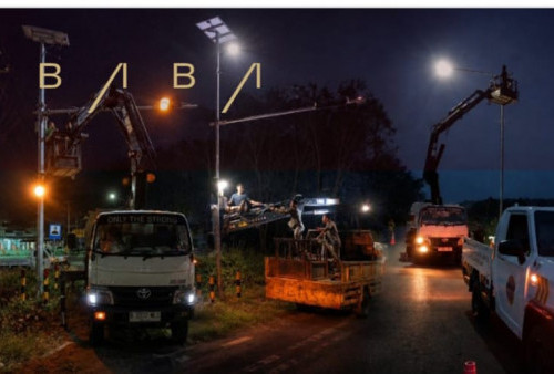 Dishub Tubaba Tingkatkan Keselamatan Lalu Lintas Lewat Perbaikan PJU dan Warning Light
