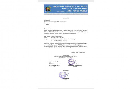 Konferkab PWI Lamtim Memanas di Tengah Polemik Pemecatan 9 Anggota