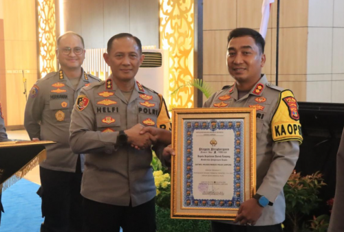 Tembus 78,4 Persen, Polres Mesuji Raih Juara I Penyelesaian Perkara Terbanyak Se - Lampung 