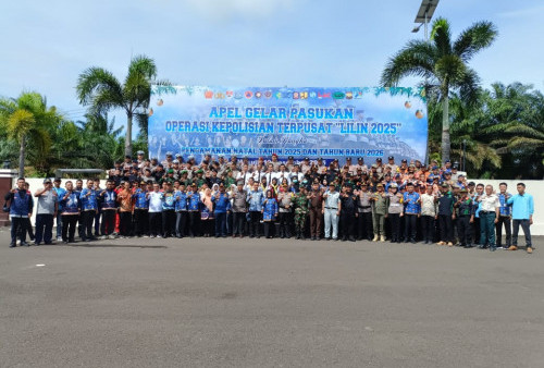 Apel Gelar Pasukan Operasi Kepolisian Terpusat Lilin 2025, Polres Mesuji Siapkan Pengamanan Nataru