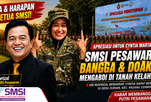 Banggakan Pesawaran, Cyntia Martalena Tuai Dukungan SMSI Usai Sukses Menyelesaikan SPPI 2026 