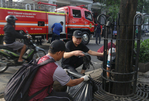 Gotong Royong di Malioboro, Pemkot dan Komunitas Kompak Jaga Kebersihan Kota