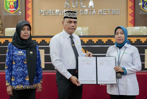 Ribuan Pekerja Non-ASN Kota Metro Dapat Jaminan BPJS Ketenagakerjaan