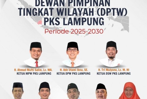 Struktur Baru DPTW PKS Lampung 2025–2030 Resmi Diumumkan, Ini Susunannya!