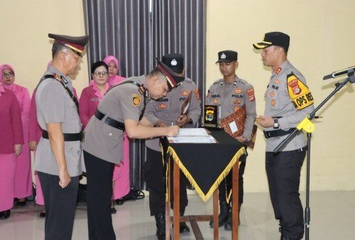 AKBP M. Yunnus Saputra Pimpin Sertijab, Polres Pringsewu Sambut Pejabat Baru