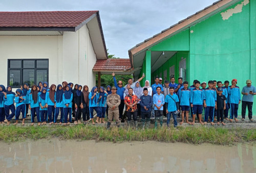 SLTPN 9 Mesuji Perkenalkan Siswa dengan Dunia Pertanian Lewat Student Farmer Club
