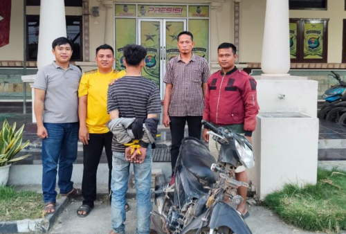 Polisi Ungkap Curanmor di Buko Poso Mesuji, Tersangka Ditangkap Saat Bawa Motor Curian