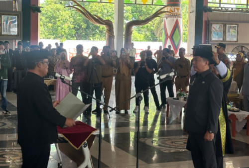 Sekda Lampung Tengah Resmi Dilantik, Siap Wujudkan Visi dan Misi Daerah