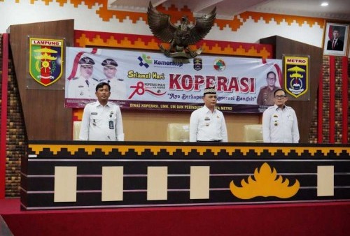 Wujudkan Ekonomi Kerakyatan, 22 Koperasi Merah Putih Resmi Beroperasi di Metro