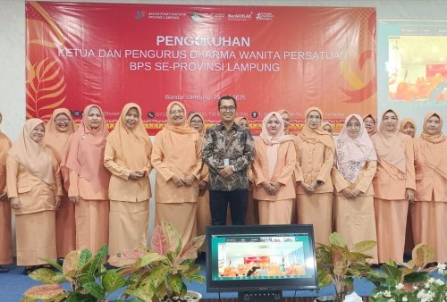 DWP BPS Lampung Tengah Resmi Dikukuhkan, Dorong Sinergi dan Inovasi Program