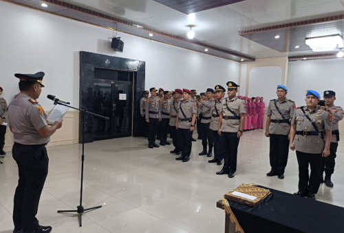 Sertijab Tiga Pejabat Polres Mesuji, Ini Daftar Nama Pejabat Lama dan Penggantinya