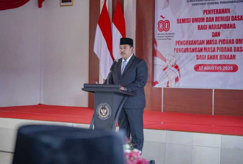 Peringati HUT RI ke-80, Lapas Kelas IIA Metro Berikan Remisi untuk 807 Warga Binaan
