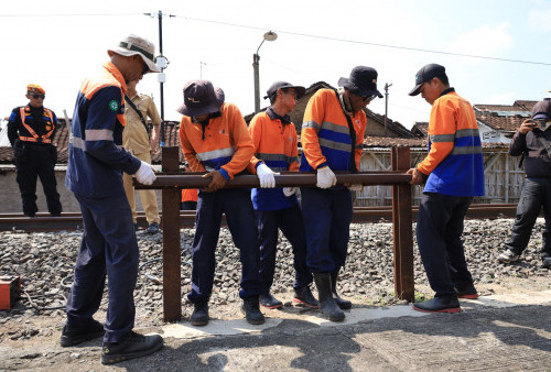Tingkatkan Keselamatan, KAI Daop 6 Tutup Delapan Perlintasan Liar