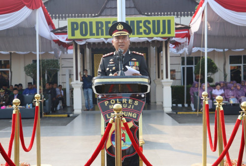Hari Bhayangkara ke-80, Polres Mesuji Dorong Polri Lebih Profesional dan Adaptif