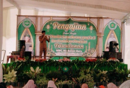 Milad ke-3 Ponpes Sunan Bonang, Camat Banjar Baru Ajak Warga Perkuat Nilai Religius