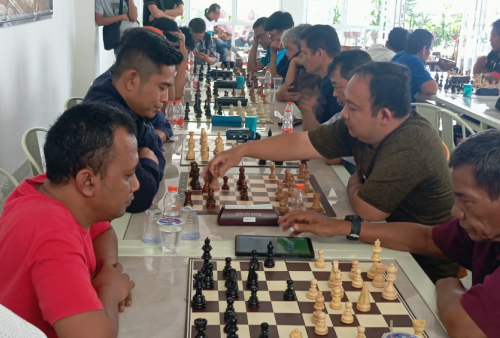Persiapan Porwanas 2027, Catur PWI Lampung Gelar Latih Tanding 