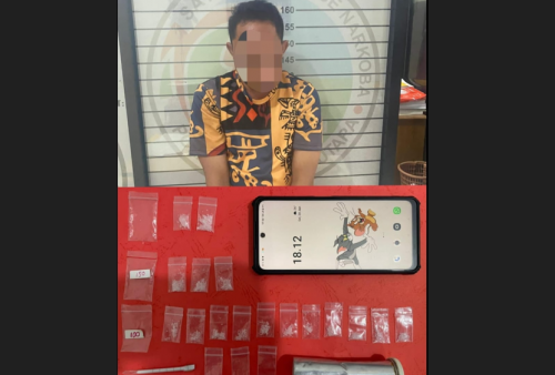 Pengedar Sabu di Kotabumi Selatan Diamankan, Polisi Sita 16 Paket Narkoba