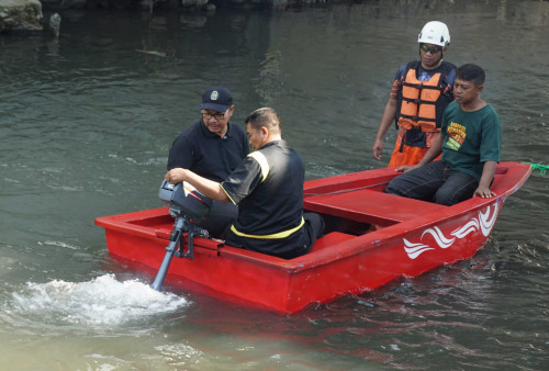 Sungai Winongo Bakal Dipantau dengan Perahu Patroli Kebersihan