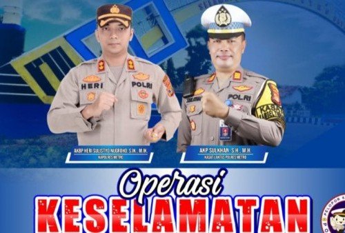 Satlantas Polres Metro Gelar Operasi Keselamatan Krakatau 2025 Jelang Ramadhan