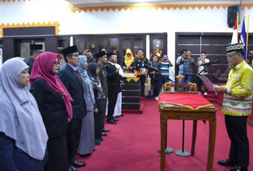 Wali Kota Metro Lantik 43 Pejabat, Ini Daftarnya