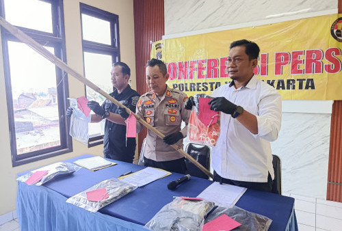 Lima Tersangka Pengeroyokan di Jalan Ireda Yogyakarta Ditangkap, Polisi Amankan Barang Bukti