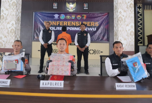 Dana Desa untuk Pembangunan Disalahgunakan, Kepala Pekon Pringsewu Ditahan