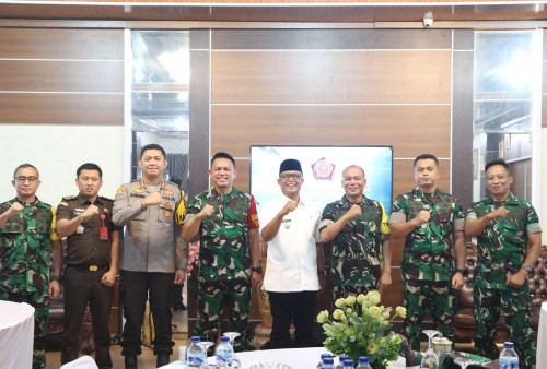 Bupati Lamteng Dampingi Tim Wasev Tinjau Pelaksanaan TMMD ke-125