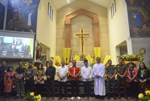 Perayaan Paskah di Kotabaru Yogyakarta Berlangsung Khidmat, Wali Kota Ajak Perkuat Toleransi dan Gotong Royong