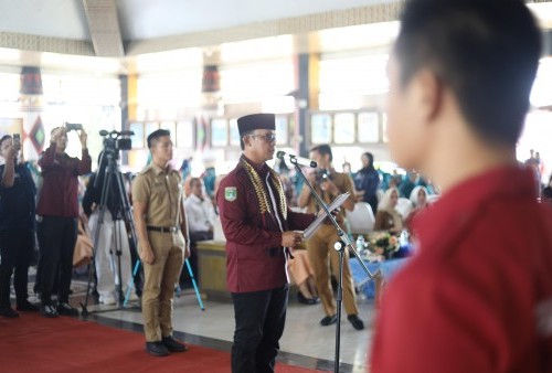 Lantik Forum GenRe Lampung Tengah 2025, Bupati Ardito Wijaya Tegaskan Peran Strategis Remaja