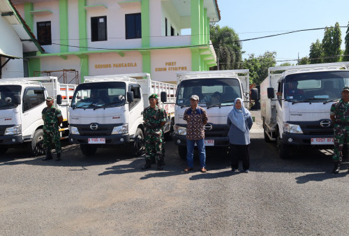 Dandim  0708/Purworejo Serahkan Bantuan Truk, Viar, dan AC untuk KDMP