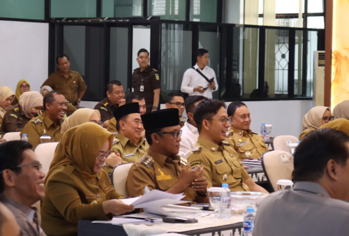 Hadiri Rakor ATR-BPN, Bupati dan Wabup Lampung Tengah Siap Sukseskan Program Strategis Pertanahan