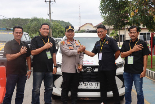 Kapolres Mesuji Resmi Lepas Kontingen PWI ke HPN 2026 Banten