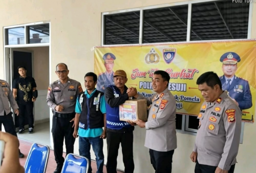 Jumat Curhat Polres Mesuji, Kapolres Temui Tukang Ojek dan Serap Aspirasi soal Keamanan