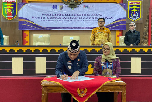 Tekan Inflasi, Pemkot Metro dan Pemkab Lamtim Resmi Teken MoU