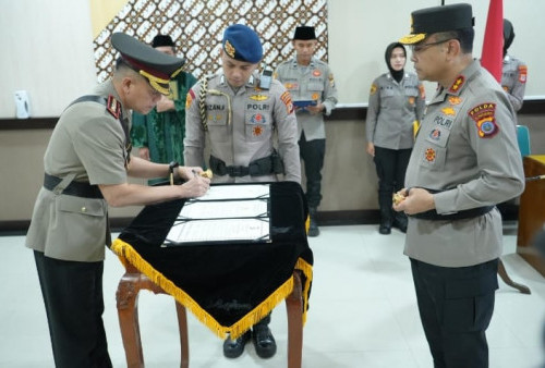Kombes Pol Adhitya Panji Anom Resmi Dilantik Sebagai Kapolresta Sleman