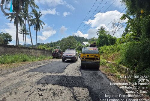  Antisipasi Lonjakan Pemudik, Pemprov Lampung Fokus Benahi Jalan Strategis