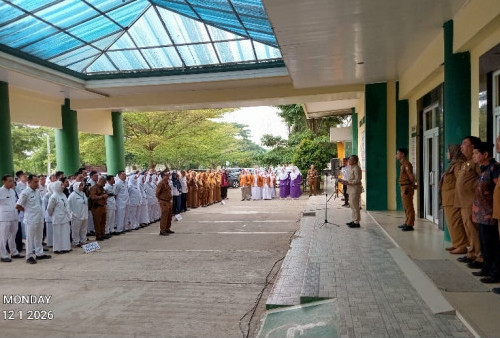 Pimpin Apel Pagi, Bupati Pringsewu Tegaskan Pentingnya Kedispilinan dan Kualitas Layanan di RSUD