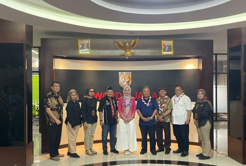 Wagub Jihan Tekankan Kemandirian Pramuka Lewat Penguatan Badan Usaha Organisasi