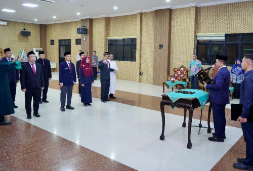 Pelantikan 7 Pejabat di Pringsewu, Bupati Ingatkan Bahaya KKN dan Pentingnya Integritas