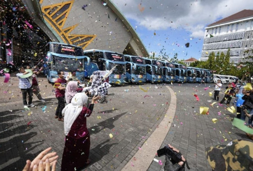 Ratusan Mahasiswa Perantau Nikmati Fasilitas Mudik Gratis UMY 2026