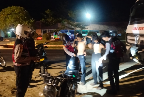 Ganggu Ketertiban dan Resahkan Warga, Balap Liar di Jalinsum Dibubarkan Polisi