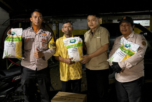 Polres Mesuji Pastikan Penyaluran Bibit Jagung Berjalan Aman dan Tepat Sasaran
